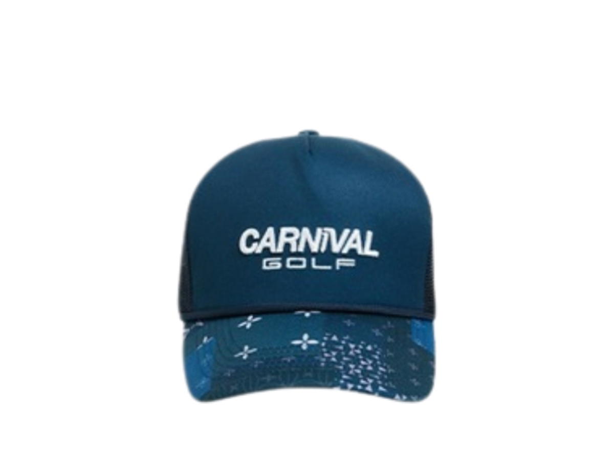 Carnival Carnival Golf Paisley Layered Cap Navy