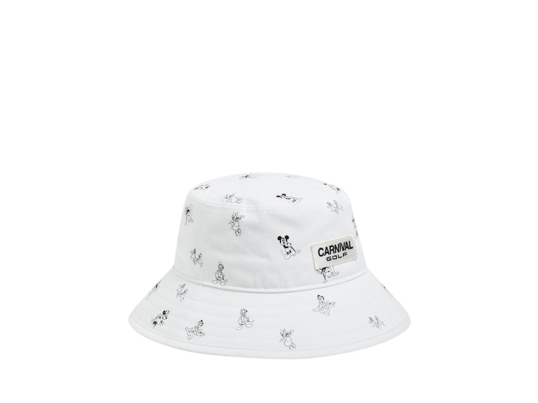 Carnival Carnival Golf X Disney Bucket Hat White