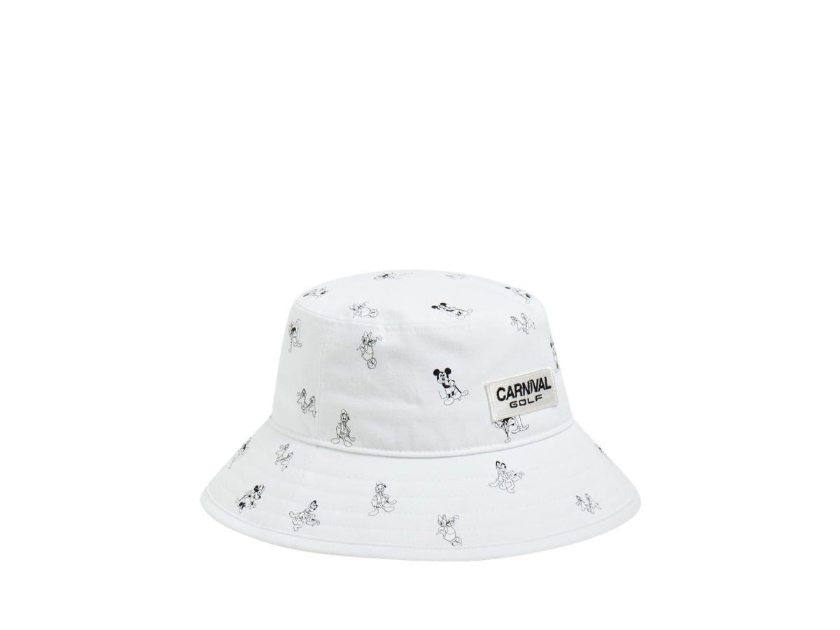 Carnival Carnival Golf X Disney Bucket Hat White