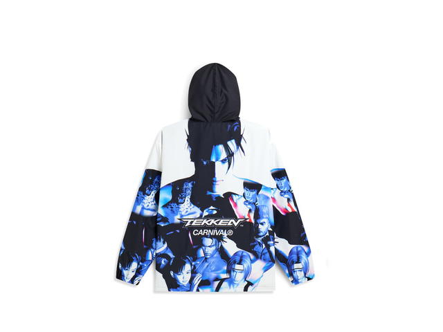Carnival Carnival X Tekken Nylon Jacket Blue White - view 2