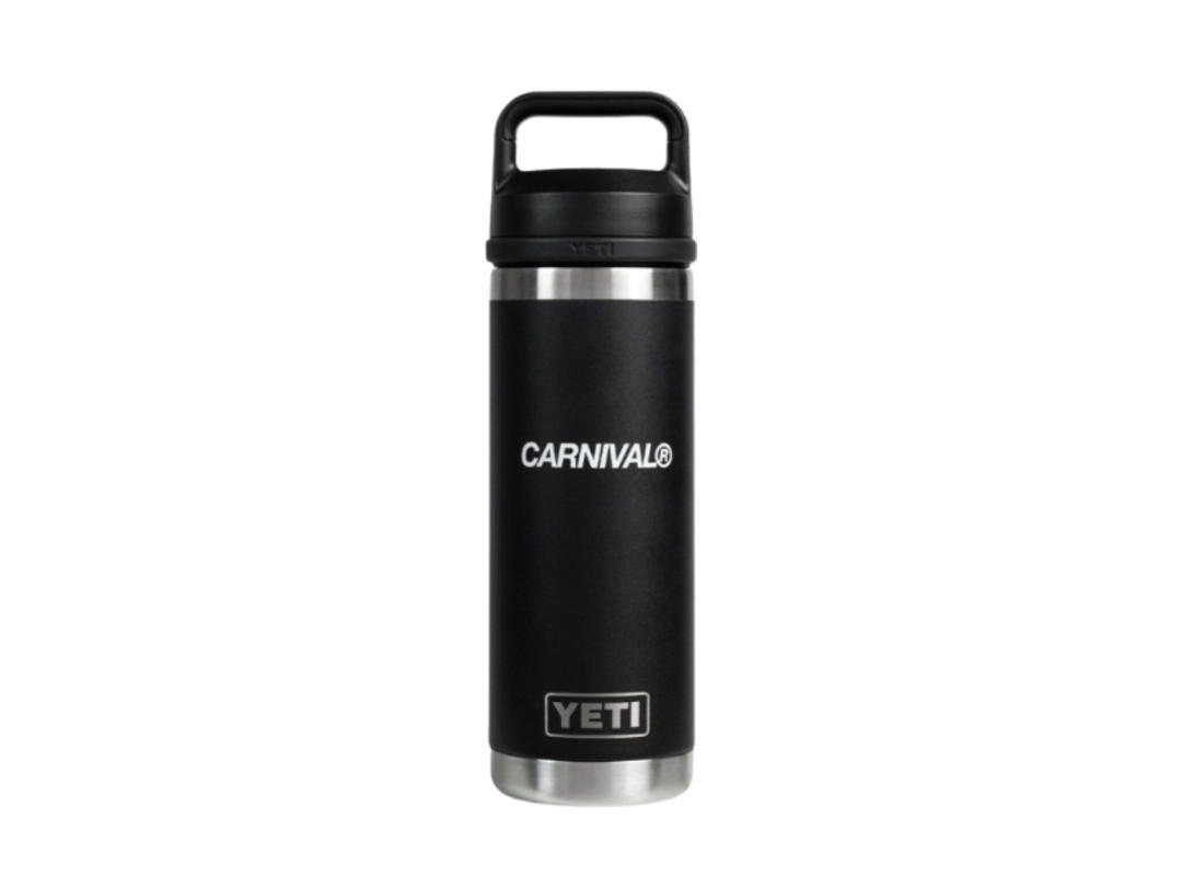 Carnival Carnival x Yeti Rambler 18 Oz Bottle Chug Black