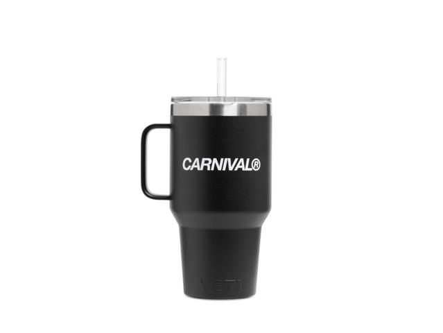 Carnival Carnival x Yeti Rambler 35 Oz Mug With Straw Lid Black - view 1