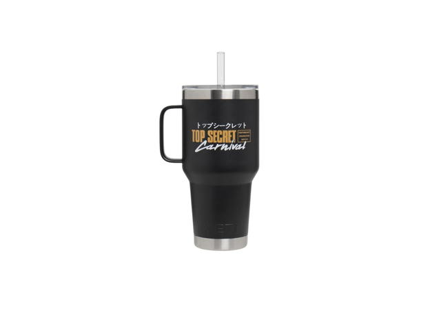Carnival Carnival Yeti Rambler 35 Oz Mug With Straw Lid Black - view 1
