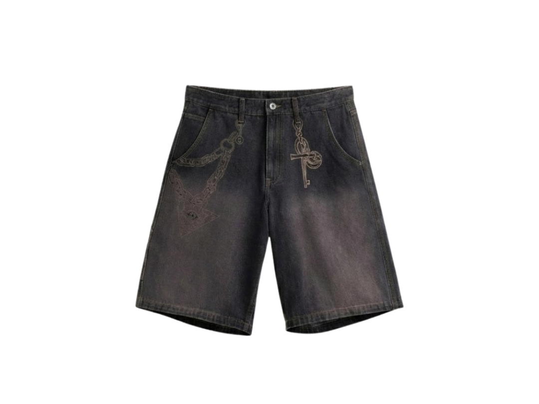 Carnival Carnival X Yugioh Denim Pants Black