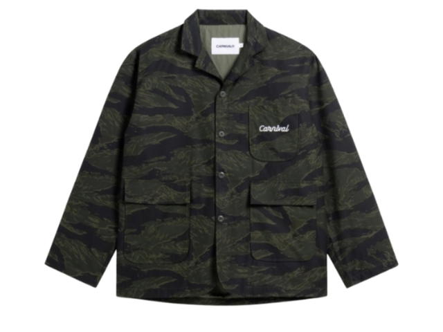 Carnival Carnival Camouflage Blazer Olive (SS25) Holiday In The Sun - view 1