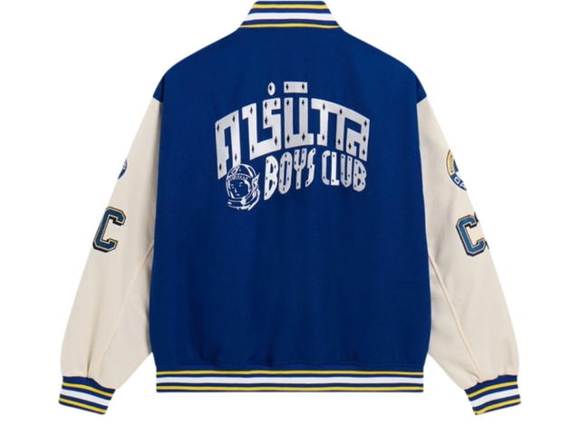 Carnival Carnival x Billionaire Boys Club Varsity Jacket Blue - view 2