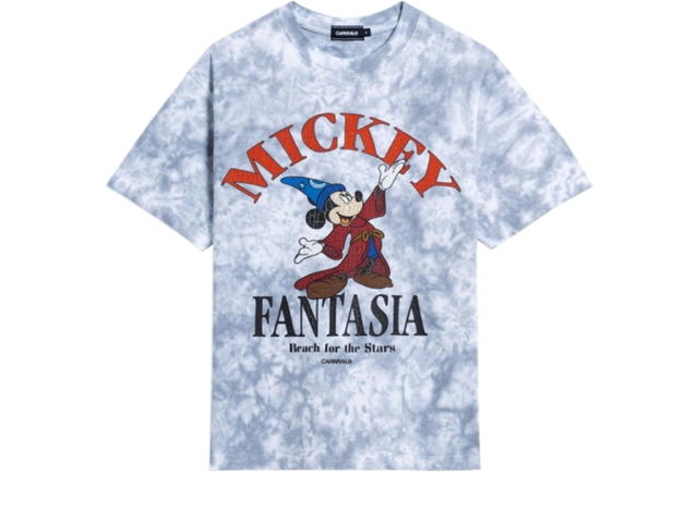 Carnival Carnival X Disney Fantasia Collection Mickey Tie Dye Boxy T-Shirt Grey - view 1