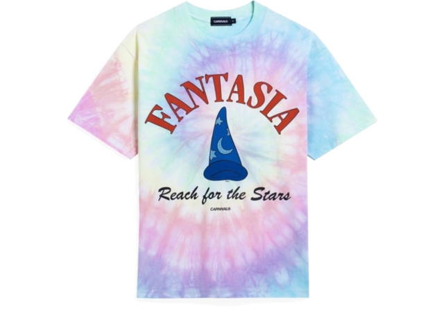 Carnival Carnival X Disney Fantasia Collection Sorcerer's Hat Tie Dye Boxy T-Shirt Pastel - view 2