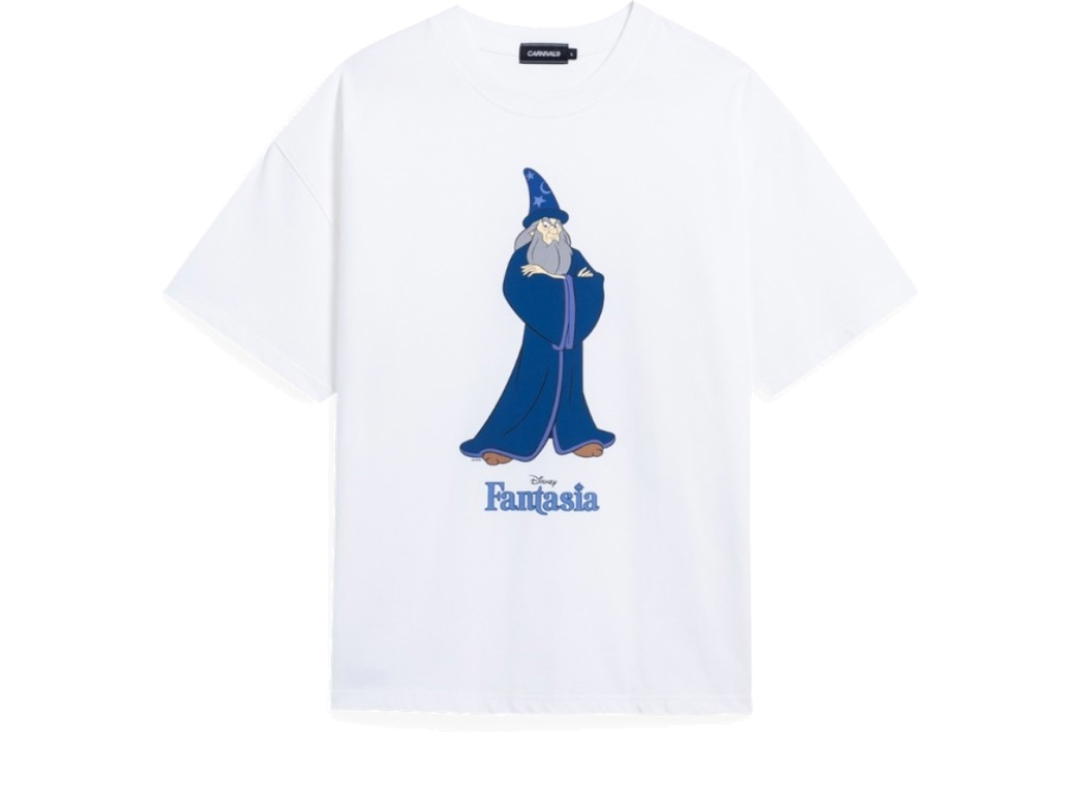 Carnival Carnival X Disney Fantasia Collection Yen Sid Ovs T-Shirt White