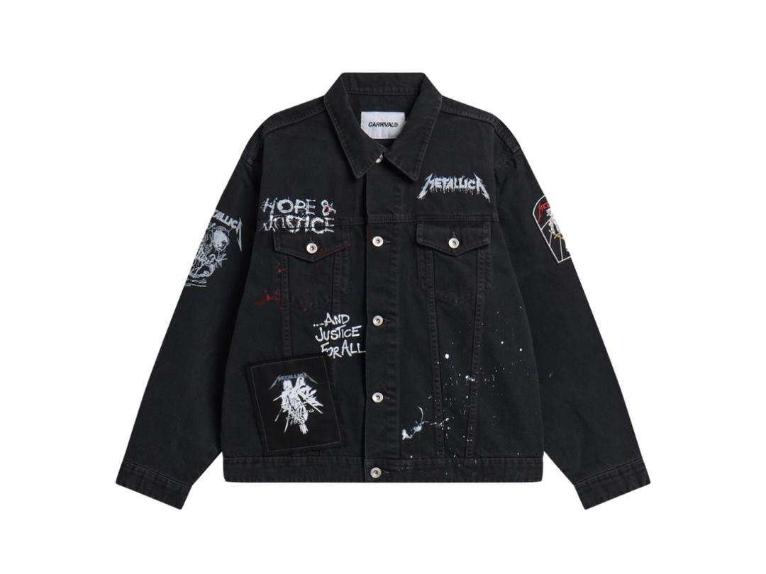 Carnival Carnival x Metallica Denim Jacket Black