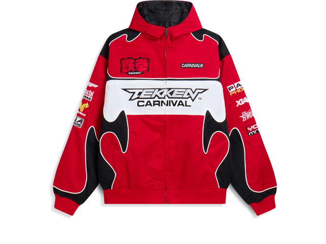 Carnival Carnival x Tekken Jin's Hooded Jacket Red - view 1