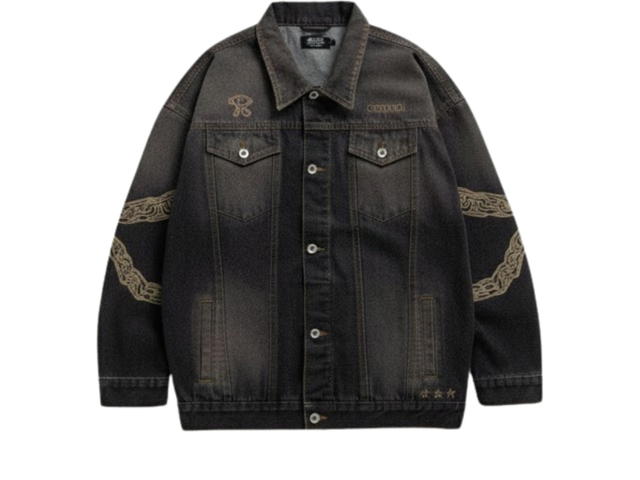 Carnival Carnival X Yugioh Denim Jacket  Black - view 1