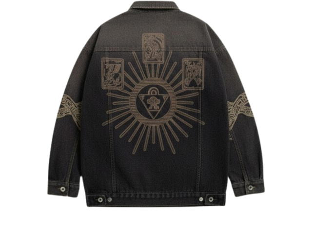 Carnival Carnival X Yugioh Denim Jacket  Black - view 2