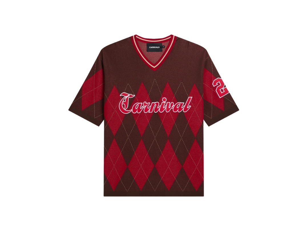 Carnival Carnival American Football Knitted Jersey Maroon (SS26)