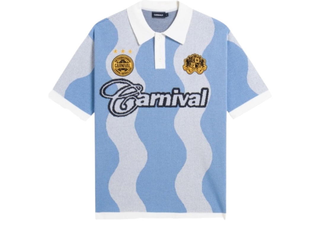 Carnival Carnival Woven Football Jersey (SS25) Holiday In The Sun Blue