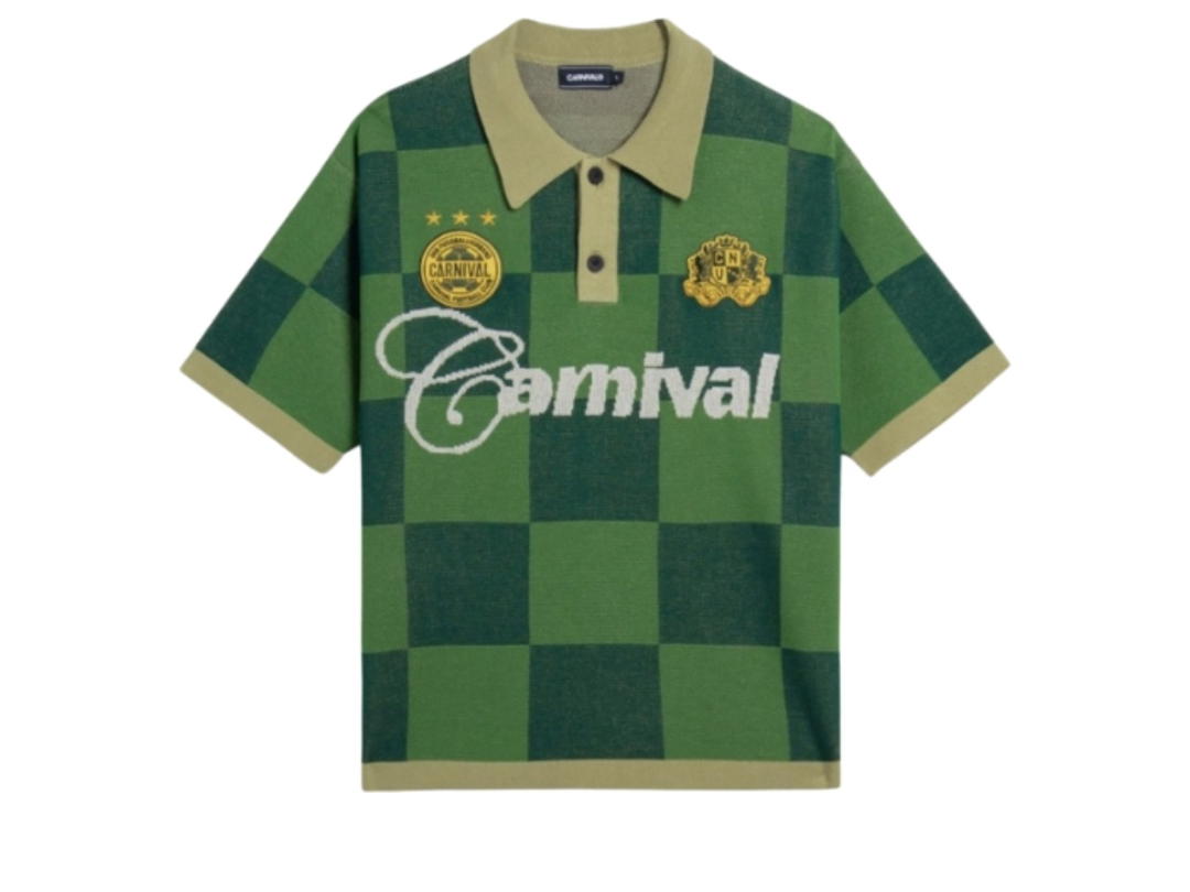 Carnival Carnival Woven Football Jersey (SS25) Holiday In The Sun Green
