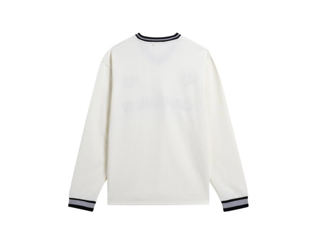Carnival Carnival Association V-neck Waffle Ls T-shirt (SS25) Holiday In The Sun Offwhite - view 2