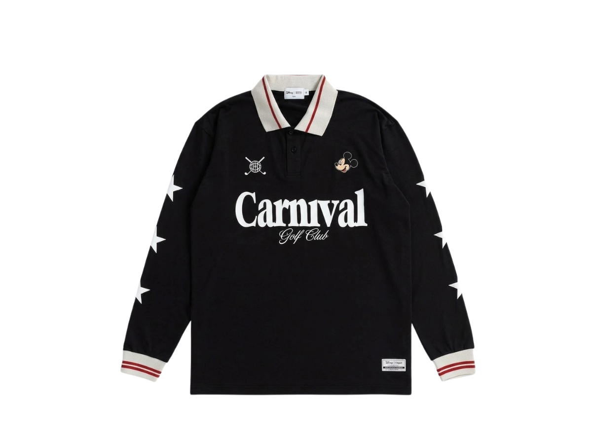 Carnival Carnival Golf X Disney Stars Ls Polo Black