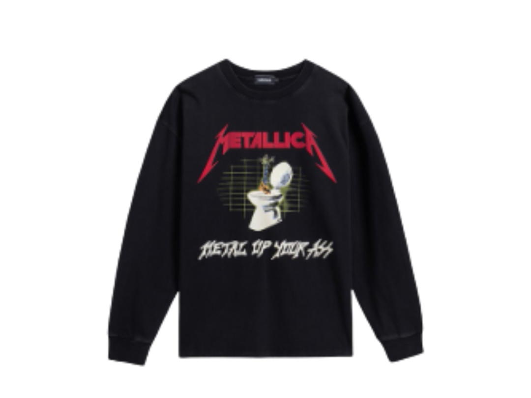Carnival Carnival x Metallica Metal Up Your Ass Ls T-Shirt Black