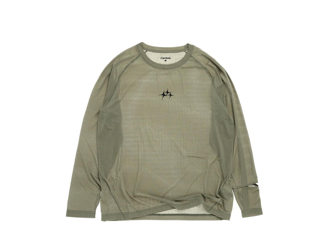 Carnival Carnival Running Aero Airweave Ls T-shirt Olive