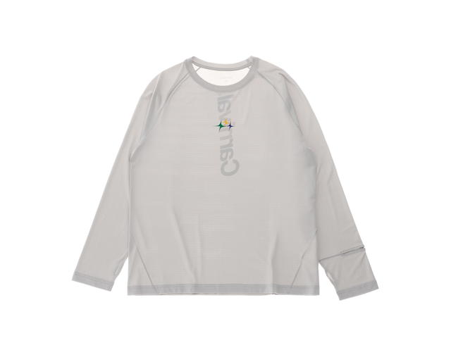 Carnival Carnival Running Pace Core Knit T-shirt Ls Sfc Grey - view 1