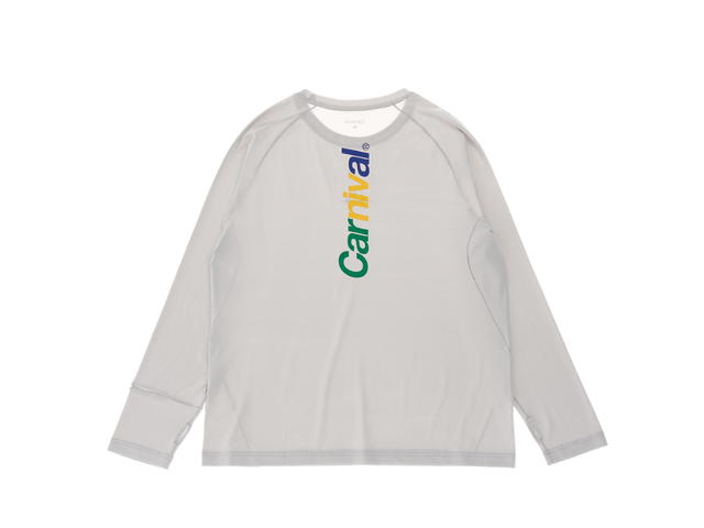 Carnival Carnival Running Pace Core Knit T-shirt Ls Sfc Grey - view 2
