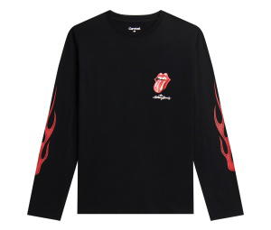 Buy Carnival Running X Rolling Stone Hang Fire LS T-Shirt Black at Sasom – Authentic and Ready to Ship