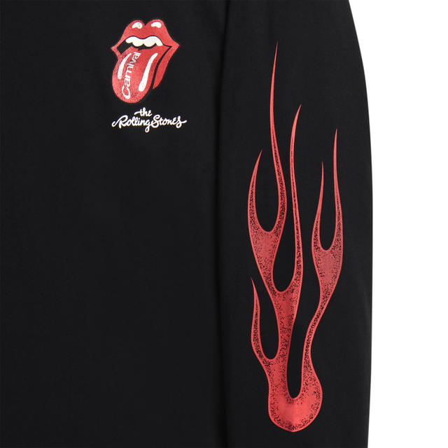 Carnival Carnival Running X Rolling Stone Hang Fire LS T-Shirt Black - view 3