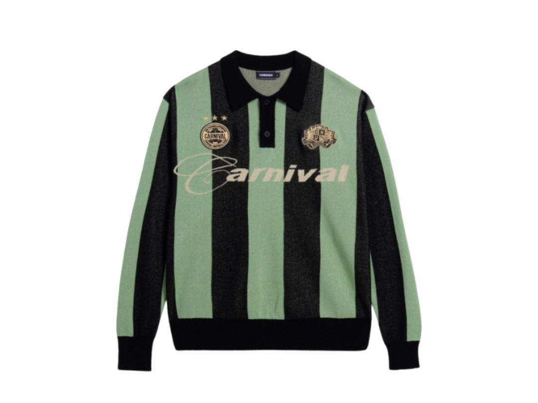 Carnival Carnival Woven Football Jersey (SS25) Holiday In The Sun Green
