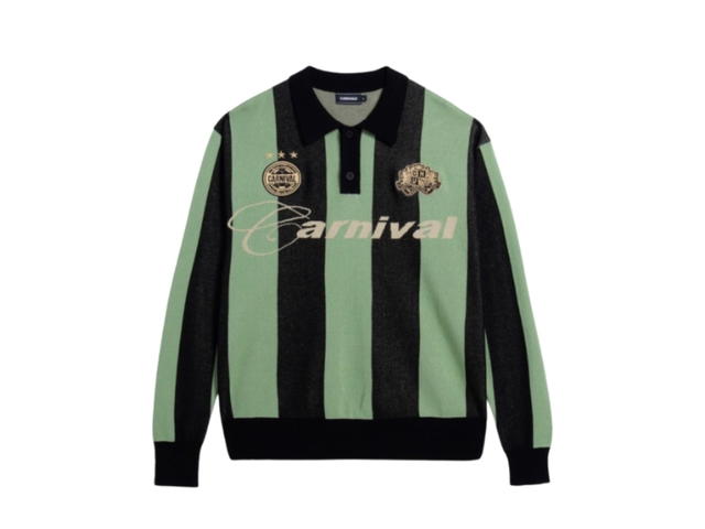 Carnival Carnival Woven Football Jersey (SS25) Holiday In The Sun Green - view 1