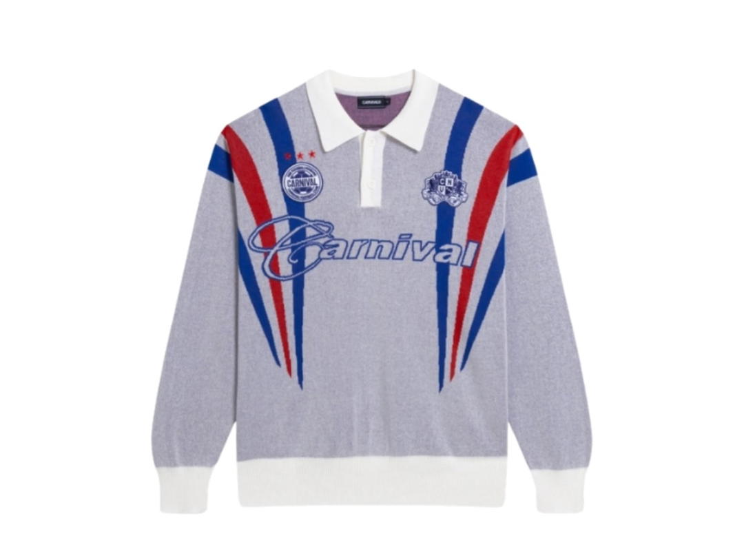 Carnival Carnival Woven Football Jersey (SS25) Holiday In The Sun White