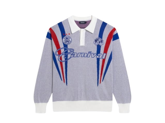 Carnival Carnival Woven Football Jersey (SS25) Holiday In The Sun White - view 1