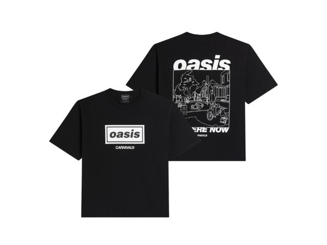 Carnival Carnival X Oasis Be Here Now Ovs T-shirt Black - view 2