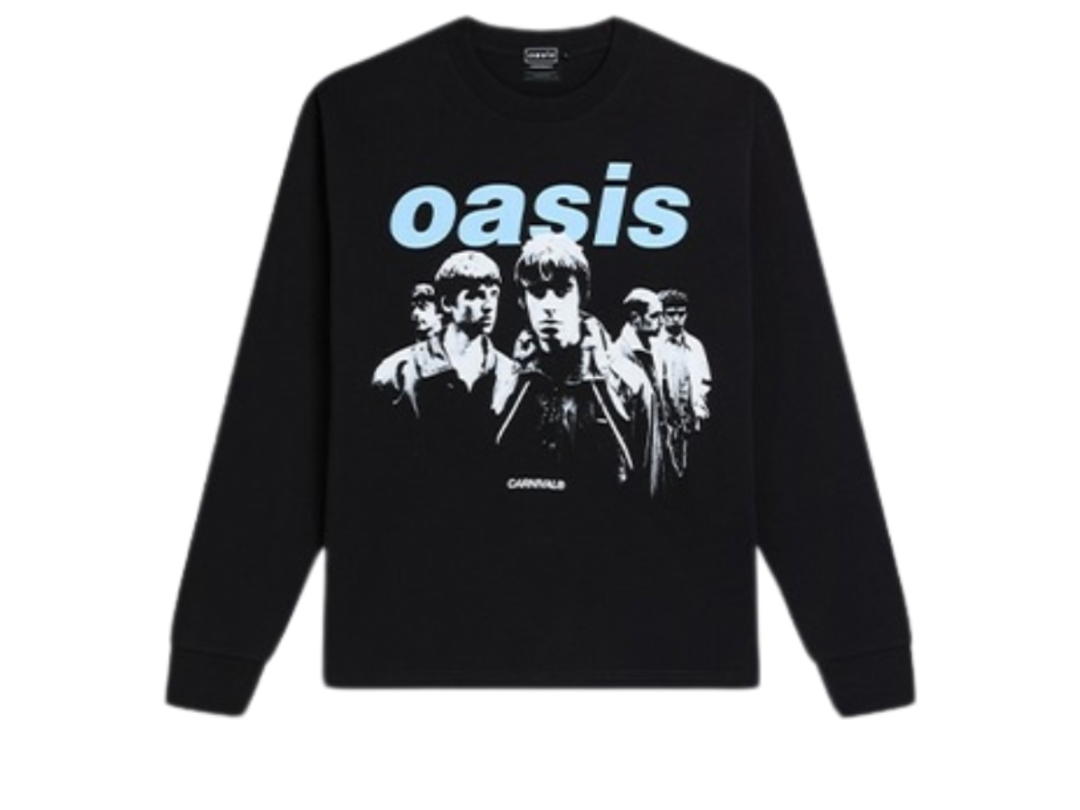 Carnival Carnival X Oasis Morning Glory25 Ls T-shirt Black