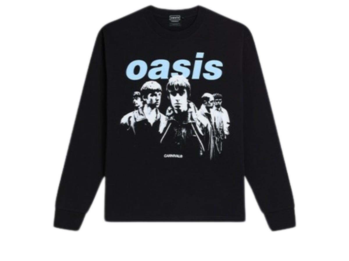 Carnival Carnival X Oasis Morning Glory25 Ls T-shirt Black