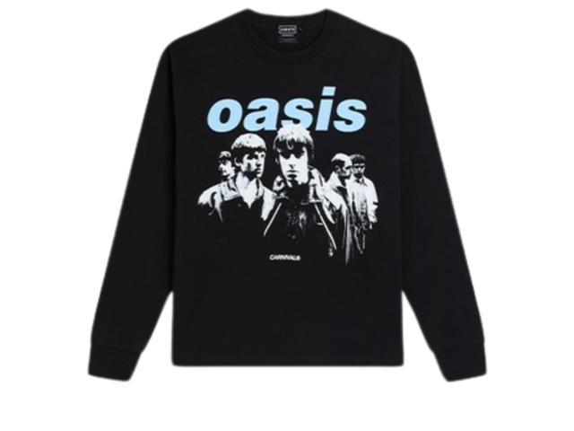 Carnival Carnival X Oasis Morning Glory25 Ls T-shirt Black - view 1