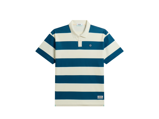 Carnival Carnival Golf Striped Polo Navy - view 1