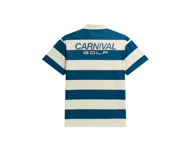 Carnival Carnival Golf Striped Polo Navy - view 2