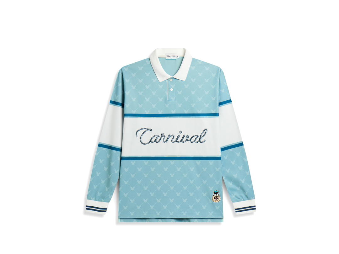 Carnival Carnival Golf X Disney Axis Pete Ls Polo Blue
