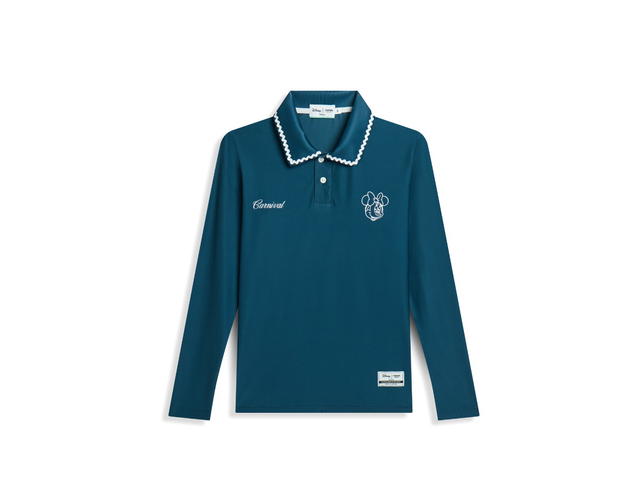 Carnival Carnival Golf X Disney Minnie Doodle Ls Polo Navy (W) - view 1