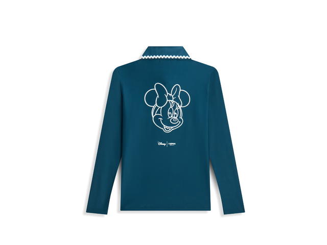 Carnival Carnival Golf X Disney Minnie Doodle Ls Polo Navy (W) - view 2