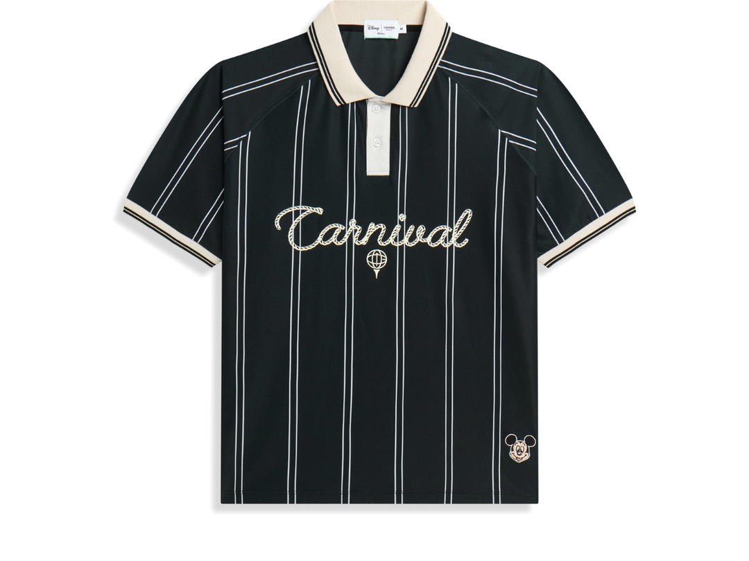 Carnival Carnival Golf X Disney Mickey Doodle Polo Black