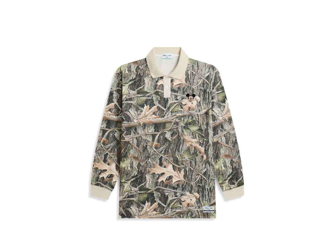 Carnival Carnival Golf X Disney Real Tree Mickey Ls Polo Camo