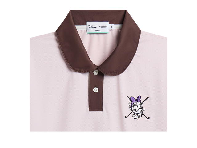 Carnival Carnival Golf X Disney Women Minimal Daisy Polo Pink - view 3