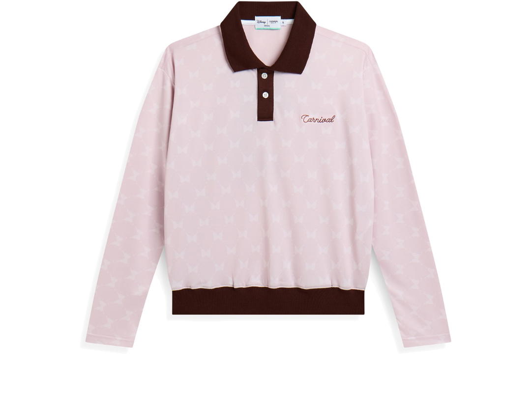 Carnival Carnival Golf X Disney Women Mickey Swing Ls Polo Pink