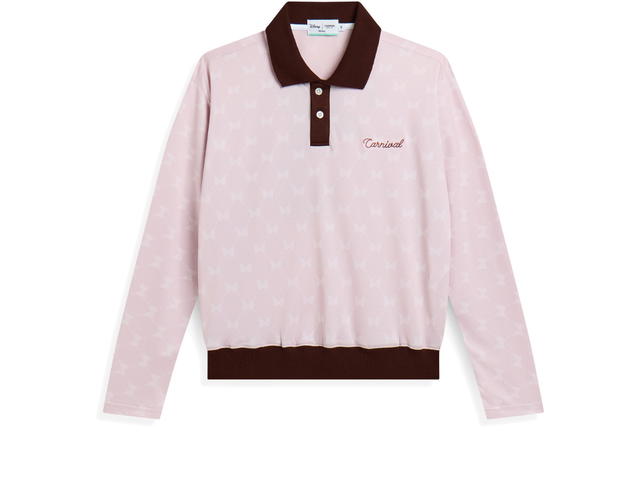 Carnival Carnival Golf X Disney Women Mickey Swing Ls Polo Pink - view 1