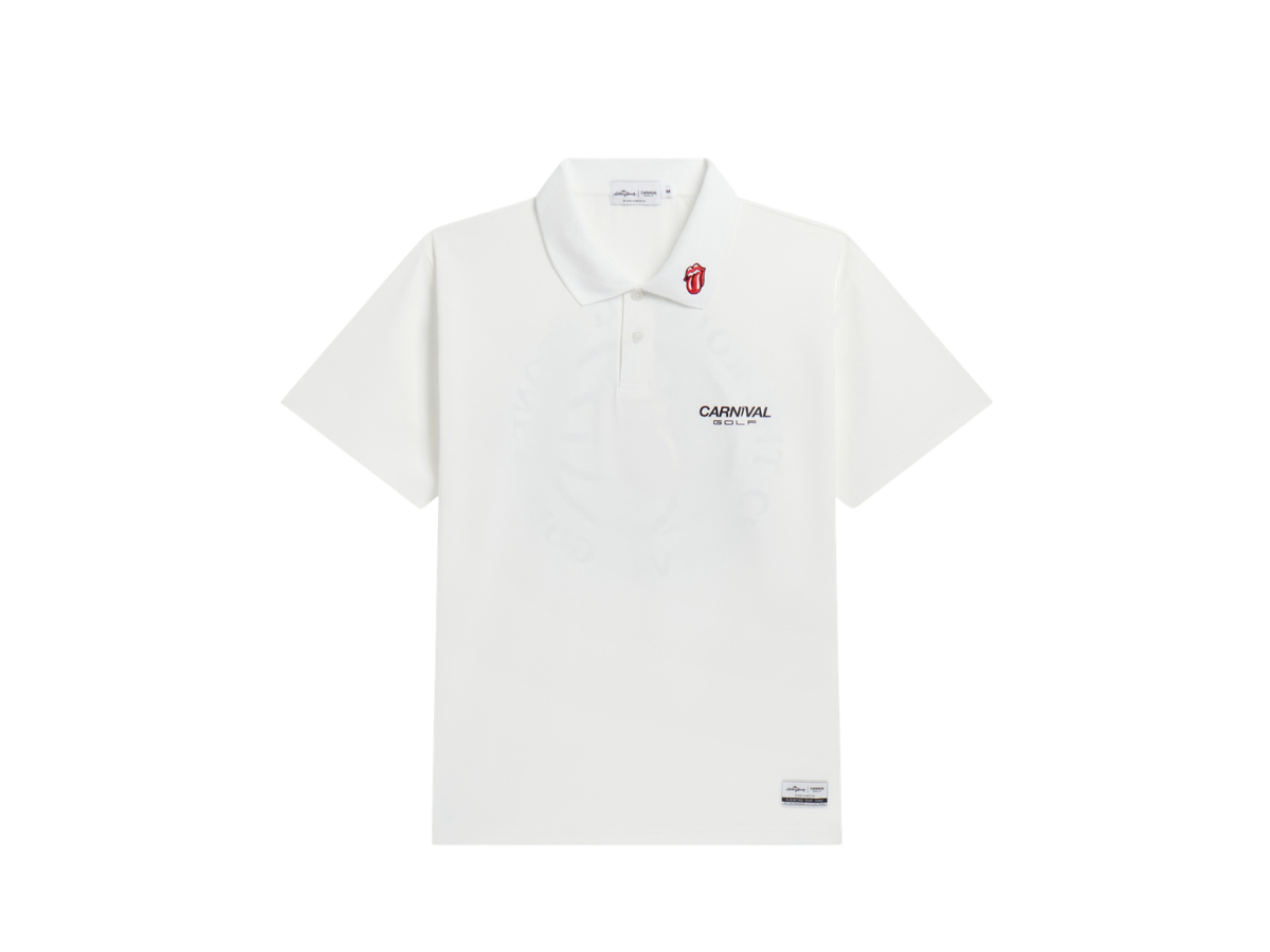 Carnival Carnival Golf X Rolling Stone Logo Polo White