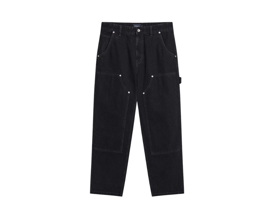 Carnival Carnival Washed Doubleknees Work Black (SS26)