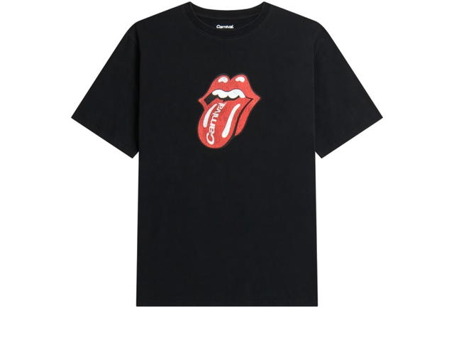 Carnival Carnival Running X Rolling Stone Hot Lips T-Shirt Black - view 1