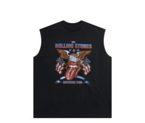 Buy Carnival Running X Rolling Stone The American Tour Muscle Core Tank Black at Sasom – Authentic and Ready to Ship